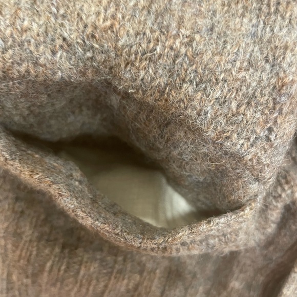 Saks Fifth Avenue Vintage Brown Tweed Cardigan 1960s Rare 100% wool RARE - Picture 5 of 13